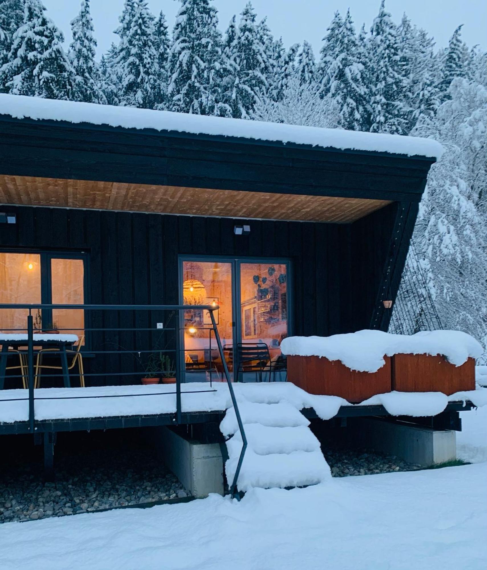 Hjem - Tiny Homes Direkt Am Wald Zwischen Allgaeu & Bodensee Bergatreute Екстериор снимка
